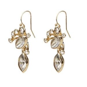 Alexis Bittar Gold and Silver Drop Earrings